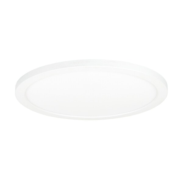 Jesco Flush Mount LED 12 Round Slim Trim 22W 3CCT 90CRI WH CM408RA-12R-120V-SW3-WH - main